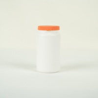 Meilleur prix pour flacon à pilules médical, flacon en plastique blanc pour pilules, conteneur pour capsules, flacon en plastique PET pour emballage de capsules avec bouchon