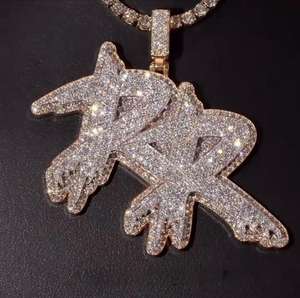 Colgante de Moissanita de Lujo Estilo Hip Hop para Hombre y Mujer, Chapado en Plata de Ley 925 con Diamantes, Joyería de Estilo Cadena, Regalo Exclusivo - Product Image 2