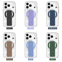 Coque de téléphone transparente magnétique tendance avec dragonne pour iPhone 17 16 15 14 Pro Max 16 Plus