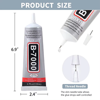 Colle liquide transparente multi-usages B7000 en gros pour réparation d'écrans tactiles de téléphones portables et bricolage (15ml, 50ml, 110ml)