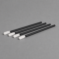 Écouvillon en mousse à cellules ouvertes pour salle blanche avec manche flexible pour le nettoyage des objectifs d'appareil photo et l'entretien des surfaces délicates