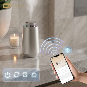 New Arrival 15 ml Capacity Metal High-end Home <strong>Diffuser</strong> Gift Set Smart <strong>LED</strong> Light Type-C Car Aroma <strong>Diffuser</strong> - Product Image 2