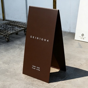 Panneau publicitaire double face en forme de A pour magasin, signalétique commerciale extérieure et intérieure, panneau sandwich pour trottoir - Product Image 3