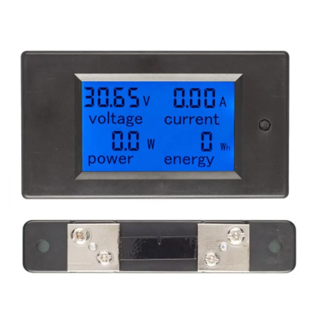Digitale Display Meter Dc 6.5-100V 50A Voltmeter Ammeter Stroomsterkte Spanning Power Energy Meter Dc Volt Amp Huidige watt Meter Gauge