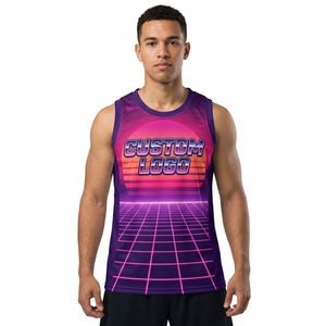 Camisetas de Baloncesto Personalizadas, Ligeras, Reversibles, sin Mangas, Antibacterianas, de Secado Rápido, Transpirables, con Estampado Digital, Unisex - Product Image 5