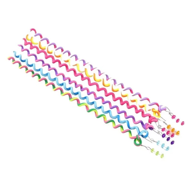 Sparkling Crystal Stone Braided Hair Clover