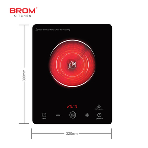 Cocina de Inducción Eléctrica por Infrarrojos, Parrilla, Olla Eléctrica, Placa de Cocción, Cocina Halógena, Cerámica, <span class=keywords><strong>Infrarroja</strong></span> - Product Image 4