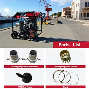 Doppel zylinder 4 Zoll tragbarer Benzinmotor Wasserpumpe 20 PS Benzinmotor Kolbens truktur Wasserpumpe - Product Image 4