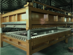 도매 평면 유리 강화 기계 용광로 강화 유리 PLC 및 모터 코어 구성 요소로 오븐 만들기 - Product Image 5