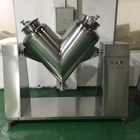 Industrie mini protéine fibre de cacao vitamine fruits graines de céréales assaisonnement pour légumes V type mélangeur machine équipement de mélange chimique