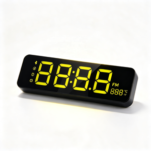 Écran personnalisé pour radio-réveil, imprimé, Bluetooth, température, adhésif, FM, alarme, autocollant, plaque frontale - Product Image 1
