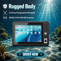 Tablet Peralatan Pemilu Iris Fingerprint RFID untuk 8 Inch MTK 6GB RAM 128GB Mendukung Multi-Fingerprint Pemilu Perbankan