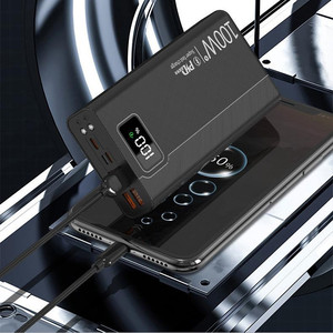 เครื่องชาร์จ แบตเตอรี่ และอุปกรณ์จ่ายไฟ 22.5W 40000mAh ชาร์จเร็ว พาวเวอร์แบงค์สำหรับแล็ปท็อปพลังงานสูง PD + 4 พอร์ต USB - Product Image 3