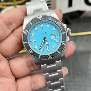 Reloj mecánico de marca de moda de alta calidad - Reloj de lujo de acero inoxidable 904 con calendario, para negocios, resistente al agua - Product Image 1