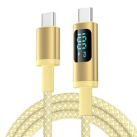 Cable de Carga Rápida USB-C a USB-C de 100W, Cobre Puro, Chip E-Marker Blindado, Seguro, 5A, 1M/1.2M/2M |   4 Colores |   MacBook iPad para
