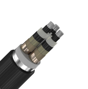 สายเคเบิลจ่ายไฟฟ้าแรงดันปานกลางชนิดอลูมิเนียม XLPE รุ่น NA2XS2Y ขนาด 1x50/25 มม.² สำหรับระบบไฟฟ้าใต้ดิน - Product Image 1