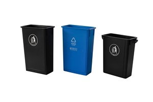 Cubo de basura de plástico con tapa abatible para el hogar de 30L, cubo de basura de <span class=keywords><strong>PP</strong></span> de 30 litros con tapa para almacenamiento de cocina - Product Image 6