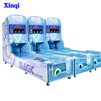 Simulateur de console de jeu vidéo Magic Bowling Offre Spéciale automatique Système de paiement de pièces de monnaie Machine de jeu de bowling Caractéristiques de tir au laser