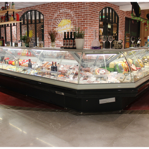 Chất lượng cao siêu thị hiển thị tủ lạnh <span class=keywords><strong>Showcase</strong></span> <span class=keywords><strong>ARC</strong></span> Deli truy cập dịch vụ làm mát không khí đơn nhiệt độ phong cách - Product Image 4