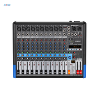HKNC HK-GI2012 Console de mixage 12 canaux DSP BT USB 48V Phantom pour scène, sonorisation en direct, conférence, auditorium