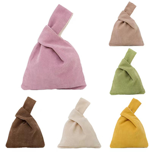 Bolso de muñeca de algodón con patrón japonés, bolsa de mano de lona portátil con manga y nudo, regalo para niña, niño y Mujer - Product Image 5