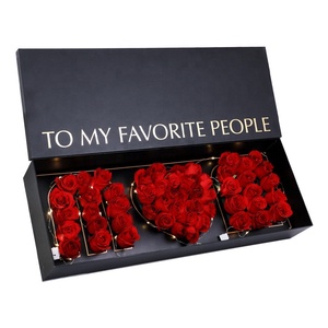 New design Luxury Rectangular mothers day paper packing floral gift mom boxes for flowers