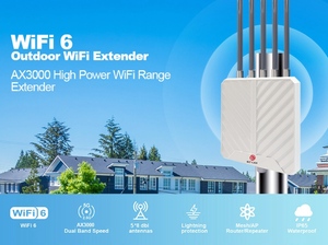 Siêu tốc độ cao 3000Mbps Ngoài trời Wifi <span class=keywords><strong>6</strong></span> Router tầm xa doanh nghiệp lưới với dual band 5 * 8dBi ăng-ten 8dBi điểm truy cập - Product Image 4