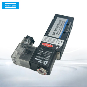 Vanne solénoïde Atlas Copco 1624640753 pour compresseur à vis, pièce métallique - Product Image 2