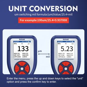 Chinesischer Lieferant Digitales Metallbeschichtungs-Dickenmessgerät Autolack-Tester Kfz-Werkzeug Farbbildschirm für Unternehmen - Product Image 4