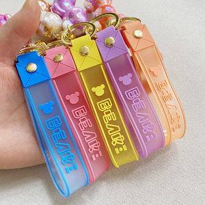 New Arrival Creative Cool Acrylic Cartoon Bear Car <b>Keyring</b> for <b>Women</b> Charm Bag Pendant Kids Gift Acrylic Keychain - Product Image 5