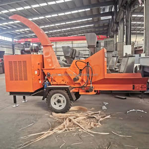 Trituradora de ramas de árbol, hojas y madera, aprobación CE, maquinaria forestal - Product Image 5
