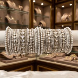 Unique Style Women <b>Wedding</b> Party Wear Fashion Bangles Sets Modern Style Traditional Chudiyan Sets Small Changes Occur - Product Image 3