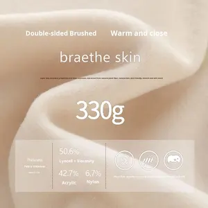 Automne hiver enfants <span class=keywords><strong>gilet</strong></span> Lyocell tricoté décontracté vêtements intérieurs haut sans manches filles bonbons couleurs sous-vêtement thermique garçons solide - Product Image 3