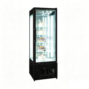 Vitrina Refrigerada Vertical Comercial para Pasteles, <span class=keywords><strong>4</strong></span> Niveles, Vidrio, con Luz LED para Panadería - Product Image 1