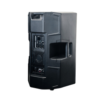 Haut-parleur de scène actif en plastique de 15 pouces avec amplification DSP bi-amplifiée, 500 W RMS, 2000 W de puissance maximale, Bluetooth TWS, 131 dB SPL maximal, entrée/sortie XLR
