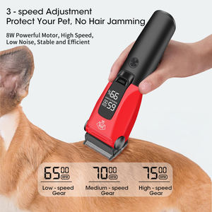 Nuovo FK-9003 elettrico Resuxi per animali domestici 2000mAh grande lama in ceramica Pro tagliacapelli per cani 6 pettini guida - Product Image 3