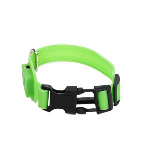 Huisdier Siliconen Lichtgevende Minimalistische Verstelbare LED-riemketting USB-oplaadbare wandelhalsband Effen kleur Feestdagen Alle seizoenen - Product Image 5