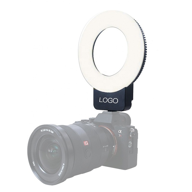 Factory Customized OEM 5.5 Inch Rechargeable Photography Video on Camera LED Ring Light for DSLR Camera