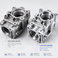 Pièces usinées CNC en aluminium sur mesure, haute précision, alliage EN AC-46000 A380, composants métalliques pour machines, OEM ODM