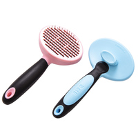 Peigne de toilettage électrique, peigne pour animaux de compagnie, peigne à épilation du chien, pour chat, avec bouton auto-nettoyage