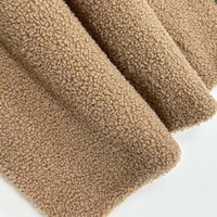 Tissu en velours doux en peluche Teddy 100% tissu polaire en polyester pour manteau d'hiver à la mode ours en peluche