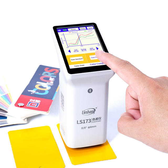 Best Seller LS173 Color Spectrometer D/8 Pantone Digital Color Matching Device for Paint Metal Plastic