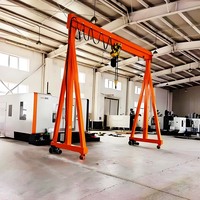 Grue à portique simple portable modèle MH de 5 tonnes, 10 tonnes, 20 tonnes, 32 tonnes en Inde