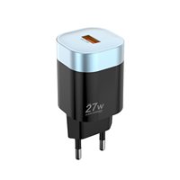 Nouveau modèle, chargeur mural USB-C PD 27W à port unique, couleur élégante, matériau GaN, charge rapide, chargeur domestique PD pour iPhone