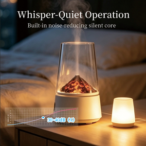 Diffuseur d'arômes portable rechargeable, diffuseur d'huiles essentielles avec lumière LED, réservoir d'eau de 170 ml pour la maison, la chambre à coucher, le bureau - Product Image 3