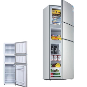 Bán tốt 136L tủ lạnh nhà giữ ba cửa nhỏ tiết kiệm năng lượng tủ lạnh tủ lạnh câm tủ lạnh ký túc xá văn phòng - Product Image 6