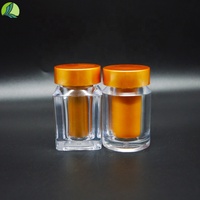 Logo personnalisable flacon de pilules en plastique acrylique de 30ml avec bouchon à vis pour emballage de vitamines et de produits pharmaceutiques