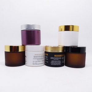 Envases Cosméticos de Vidrio para Crema o Pomada, 15ml, 20ml, 30ml, 50ml, 60ml, 100ml, en Degradado de Color Rosa y Azul, con Tapas - Product Image 6