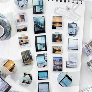 เทปม้วน1ม้วนชุดช่วงเวลานิรันดร์สมุดบันทึกภูมิทัศน์สติกเกอร์ตกแต่ง DIY - Product Image 2