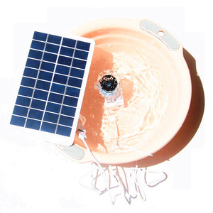 Masuyoshi Mitsu <b>Solar</b> Water <b>Pump</b> 4W 5V DC Outdoor Landscape Fountain Pet Water Dispenser Low Pressure 160x120mm - Product Image 2